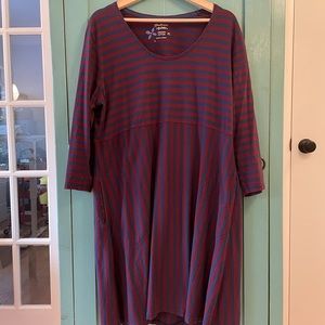Gudrun Sjoden Organic Cotton Striped Dress